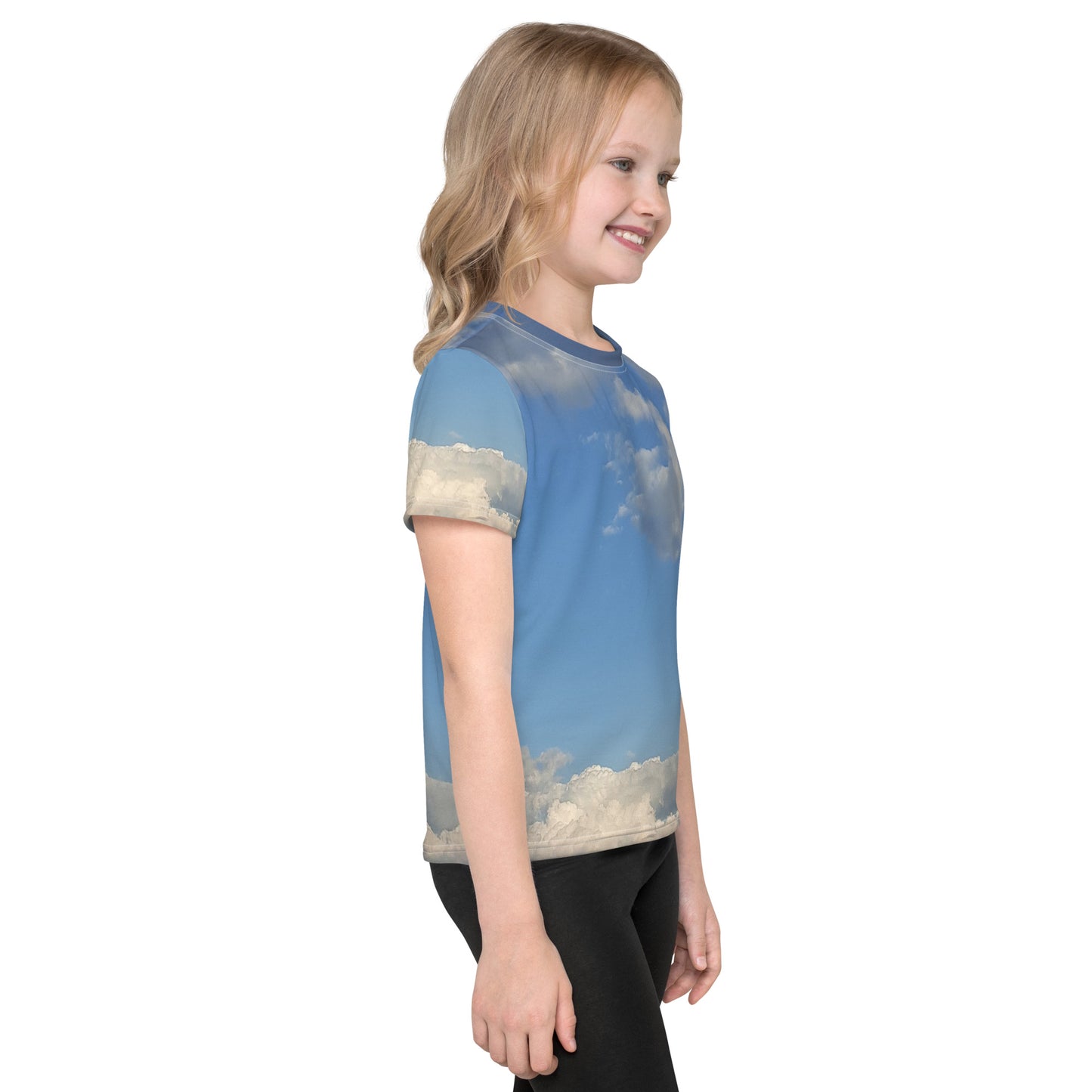 GG - Children's Crew Neck T-Shirt - Clouds & Blue Sky