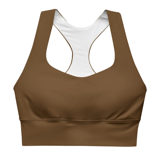 GG - Longline sports bra - Brown