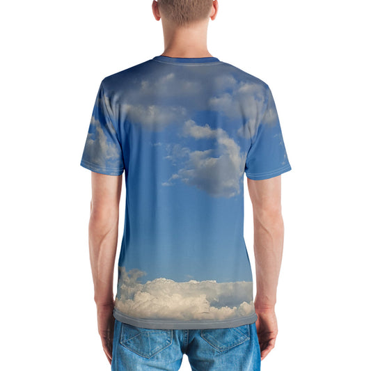 GG - Men's crew neck t-shirt - Clouds & Blue sky
