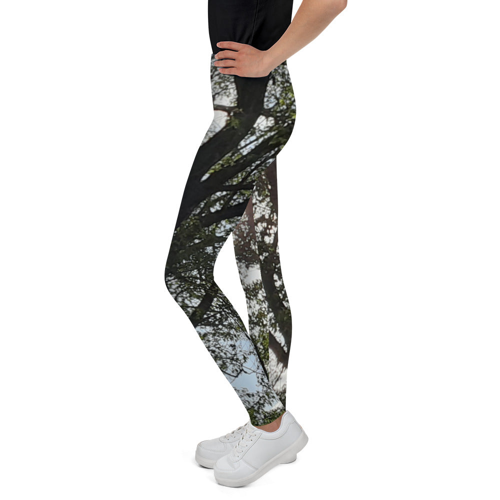 GG - Youth Leggings - Trees & Sun