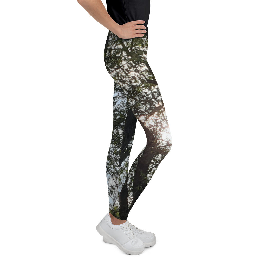 GG - Youth Leggings - Trees & Sun