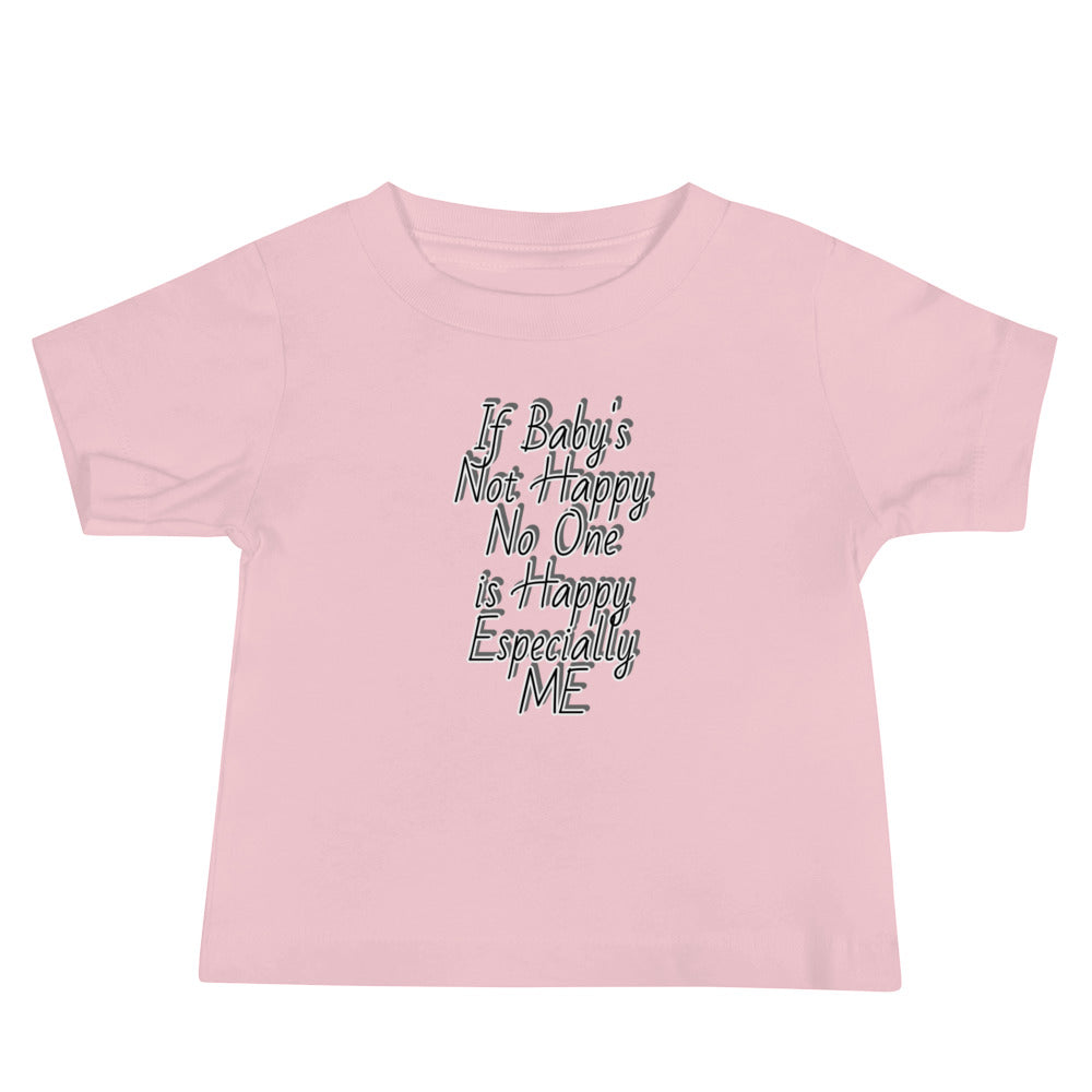 GG - Baby Jersey Short Sleeve Tee - If Baby Not Happy/Running Wild