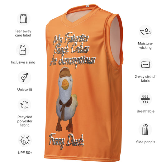 GG - Unisex Recycled basketball jersey - Funny Duck