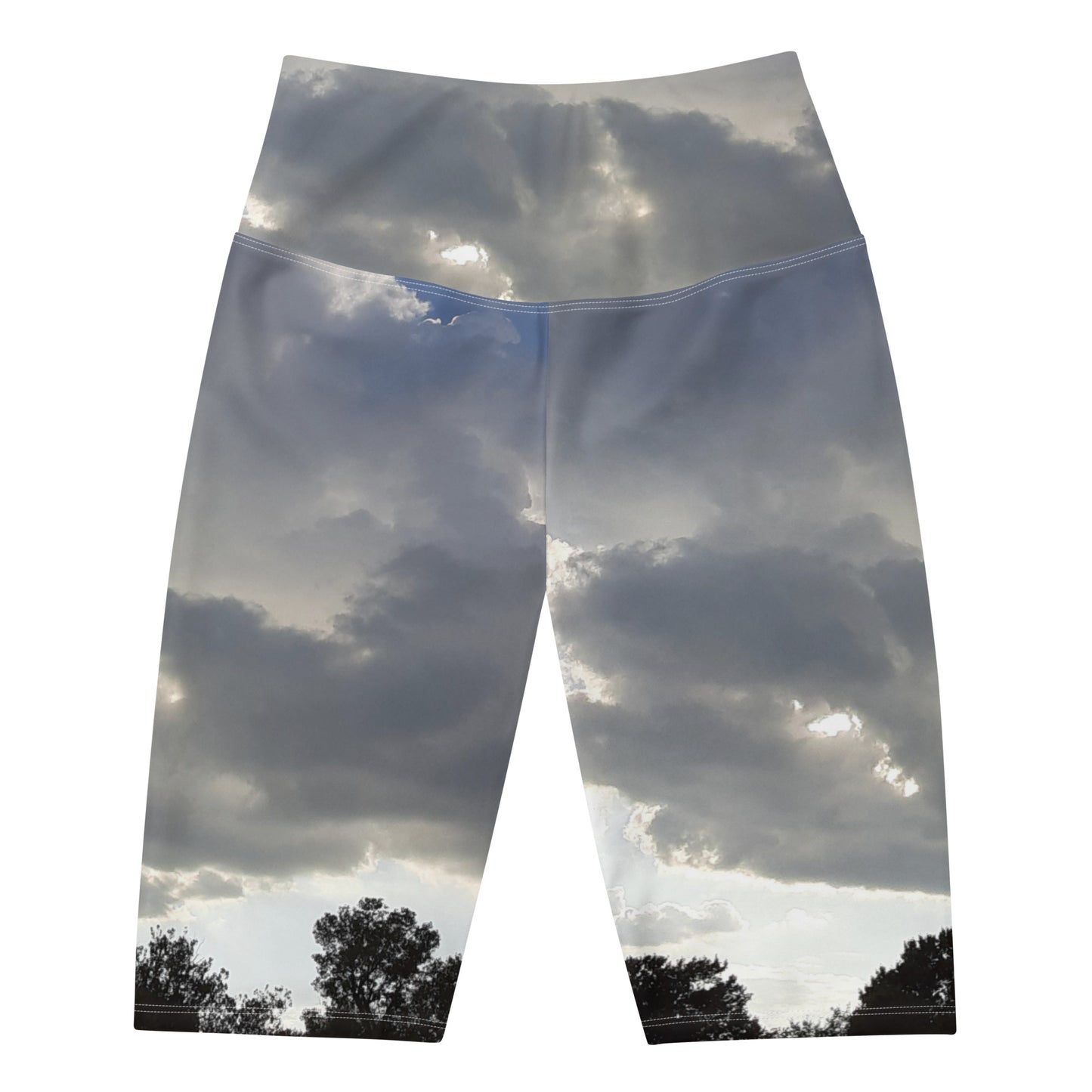 GG - Women's Biker Shorts - Trees & Clouds