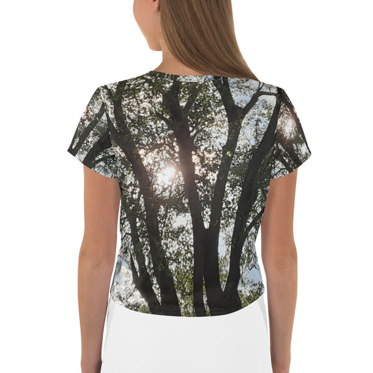 GG - Women's Crop Tee - Trees & Sun