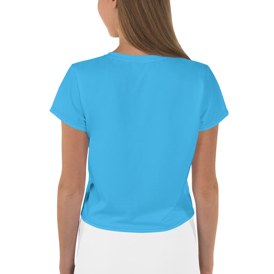 GG - Women's Crop Tee - Deep Sky Blue