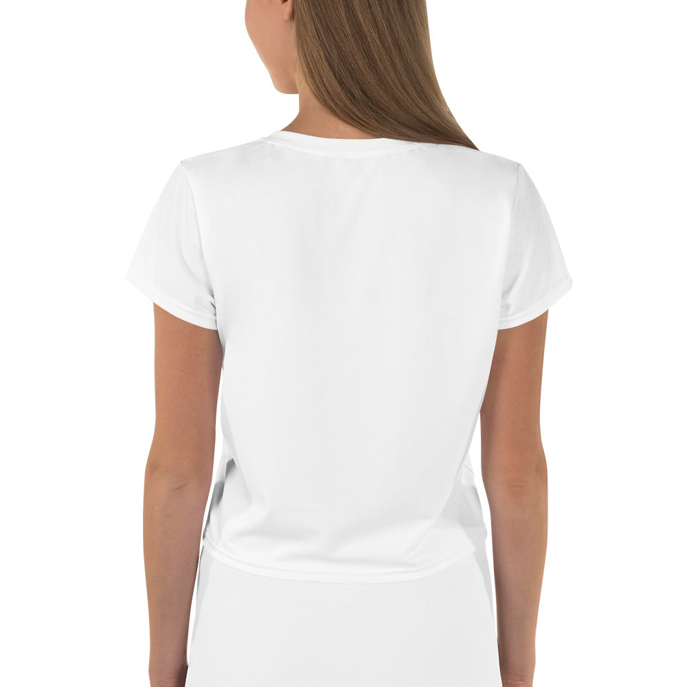 GG - Women's Crop Tee - White