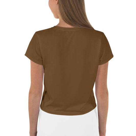 GG - Women's Crop Tee - Brown