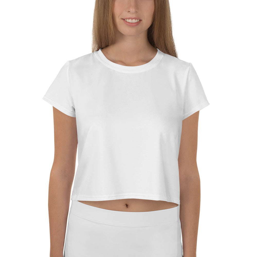 GG - Women's Crop Tee - White