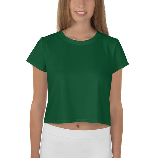 GG - Women's Crop Tee - Forest Green