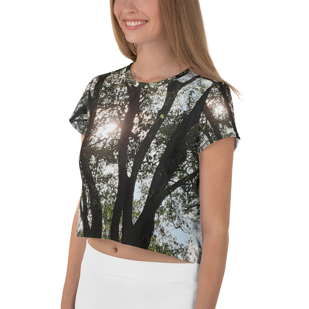 GG - Women's Crop Tee - Trees & Sun