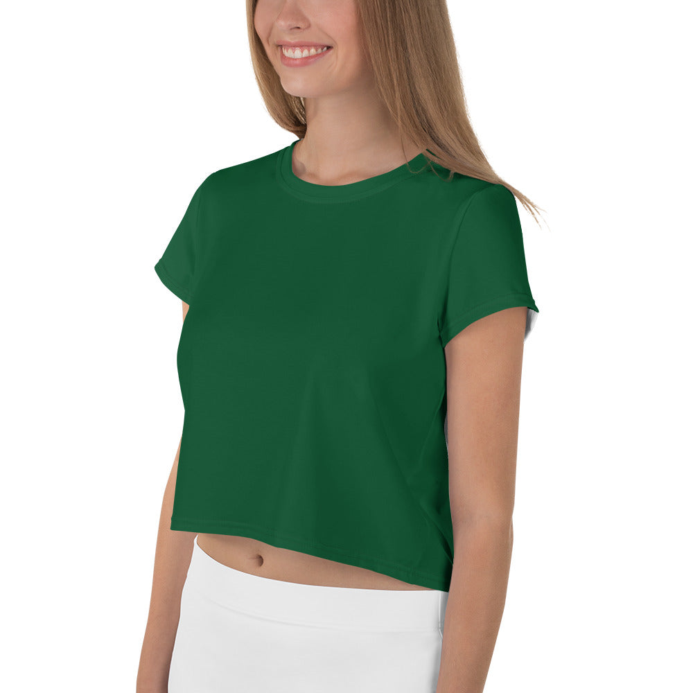 GG - Women's Crop Tee - Forest Green