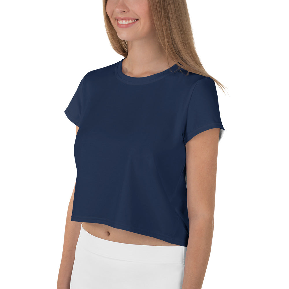 GG - Women's Crop Tee - Navy