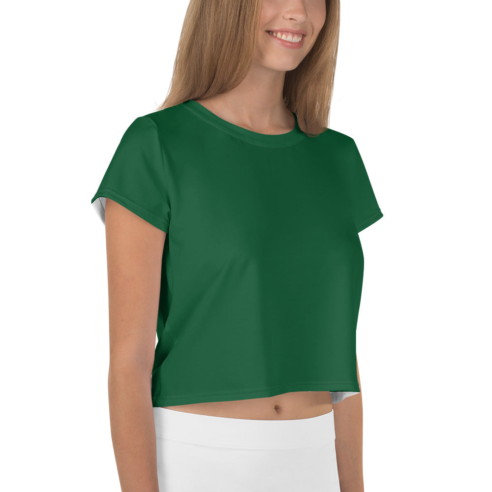 GG - Women's Crop Tee - Forest Green