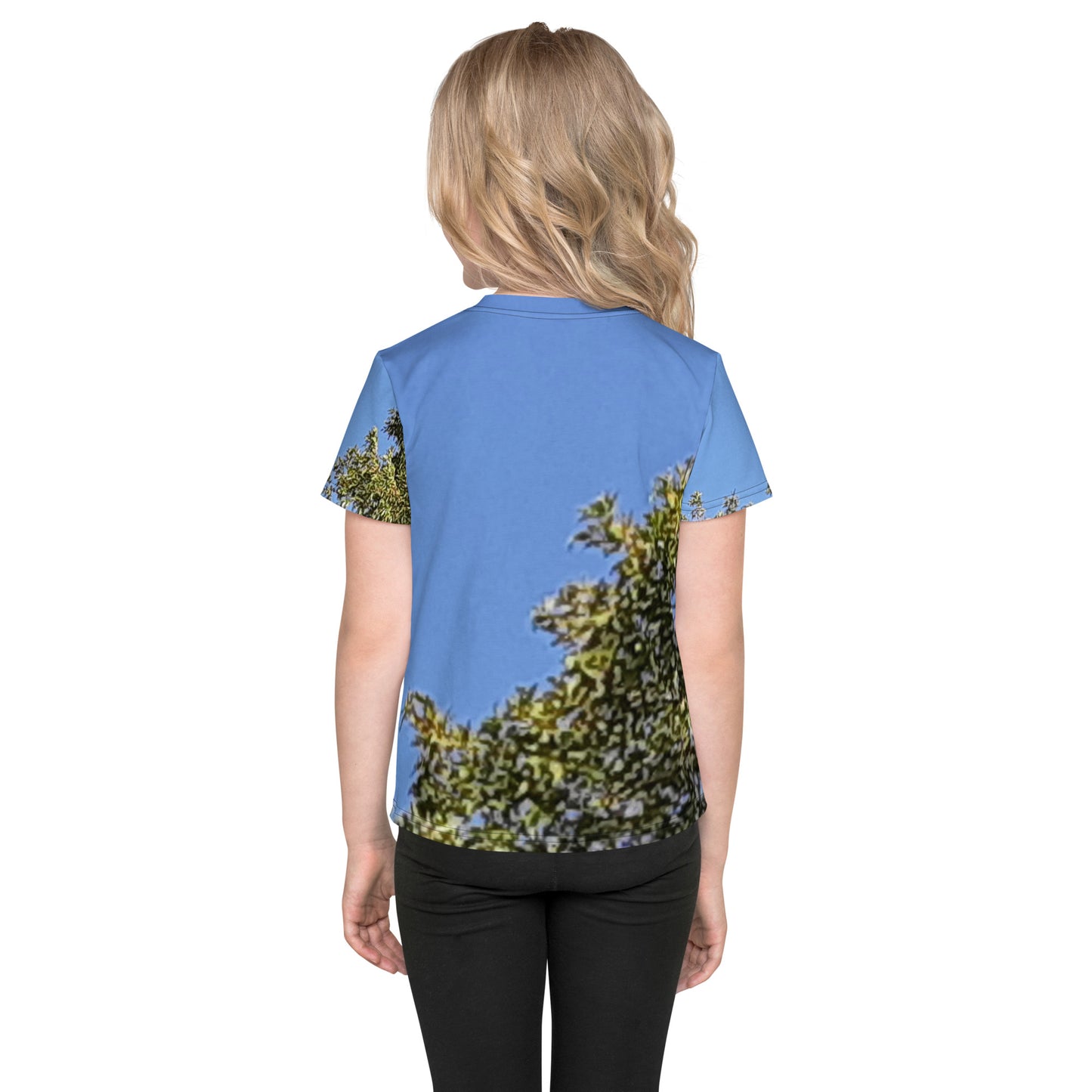 GG - Children's crew neck t-shirt - Trees & Blue Sky