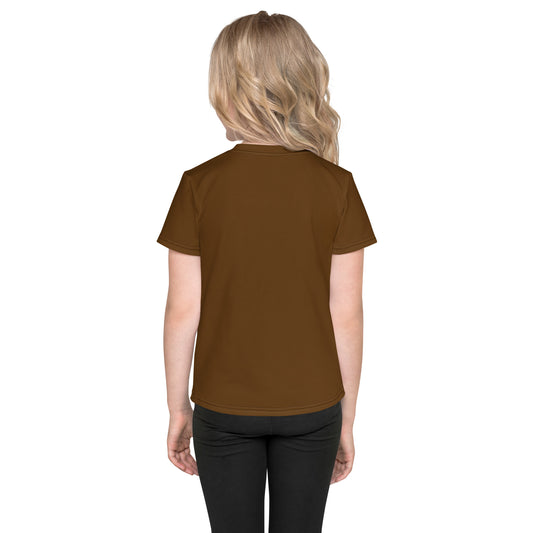 GG - Children's crew neck t-shirt - Brown