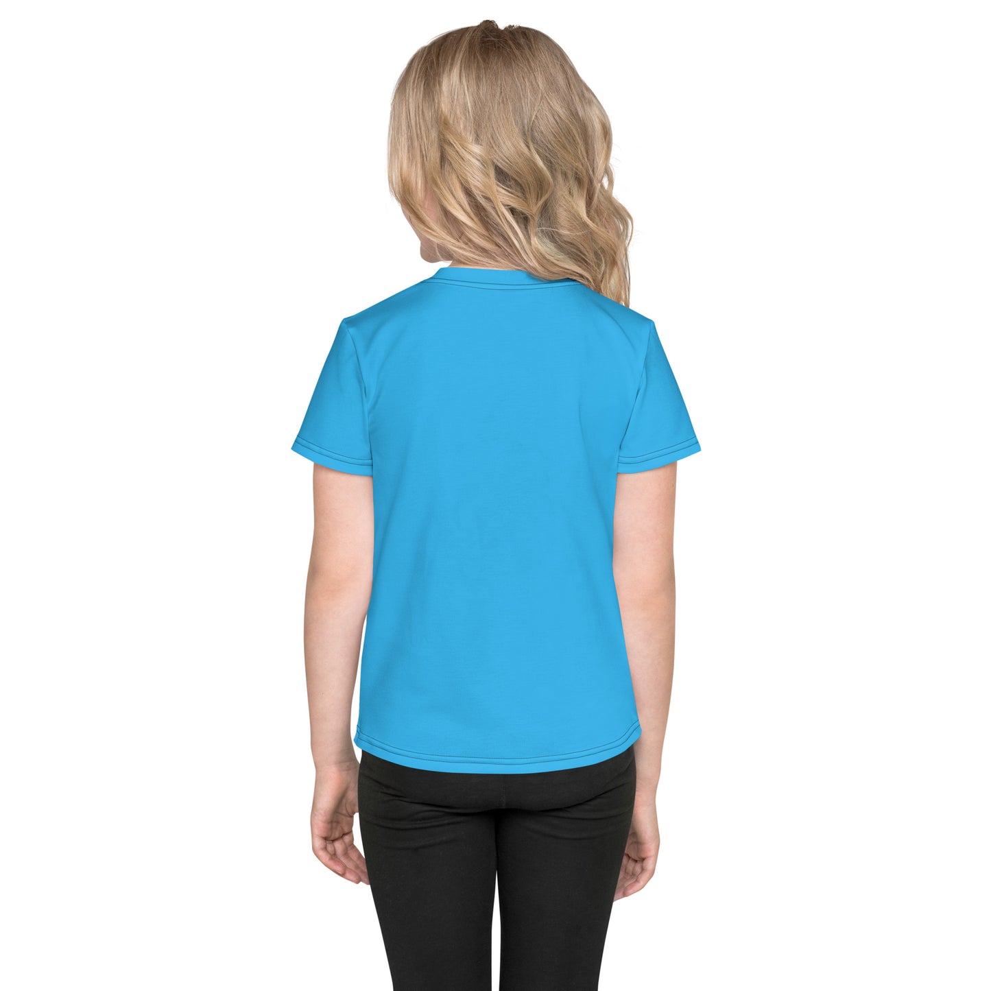 GG - Children's crew neck t-shirt - Deep Sky Blue