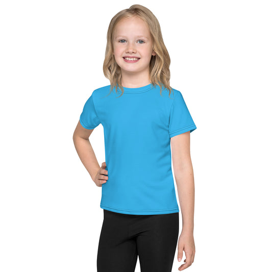 GG - Children's crew neck t-shirt - Deep Sky Blue