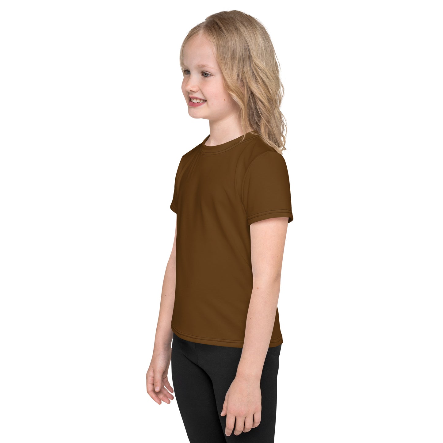 GG - Children's crew neck t-shirt - Brown