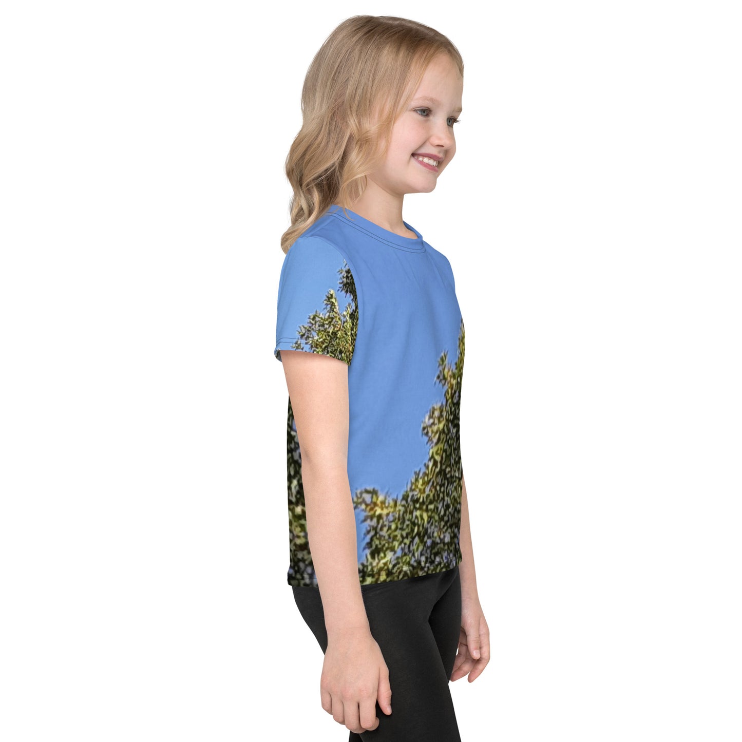 GG - Children's crew neck t-shirt - Trees & Blue Sky