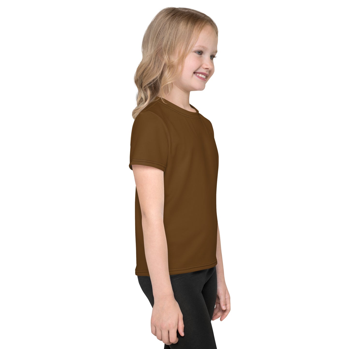 GG - Children's crew neck t-shirt - Brown