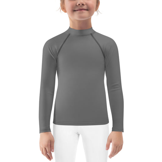 GG - Children's Long Sleeve T-Shirt with Rash Guard - Grey