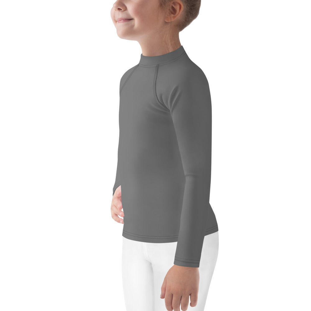 GG - Children's Long Sleeve T-Shirt with Rash Guard - Grey