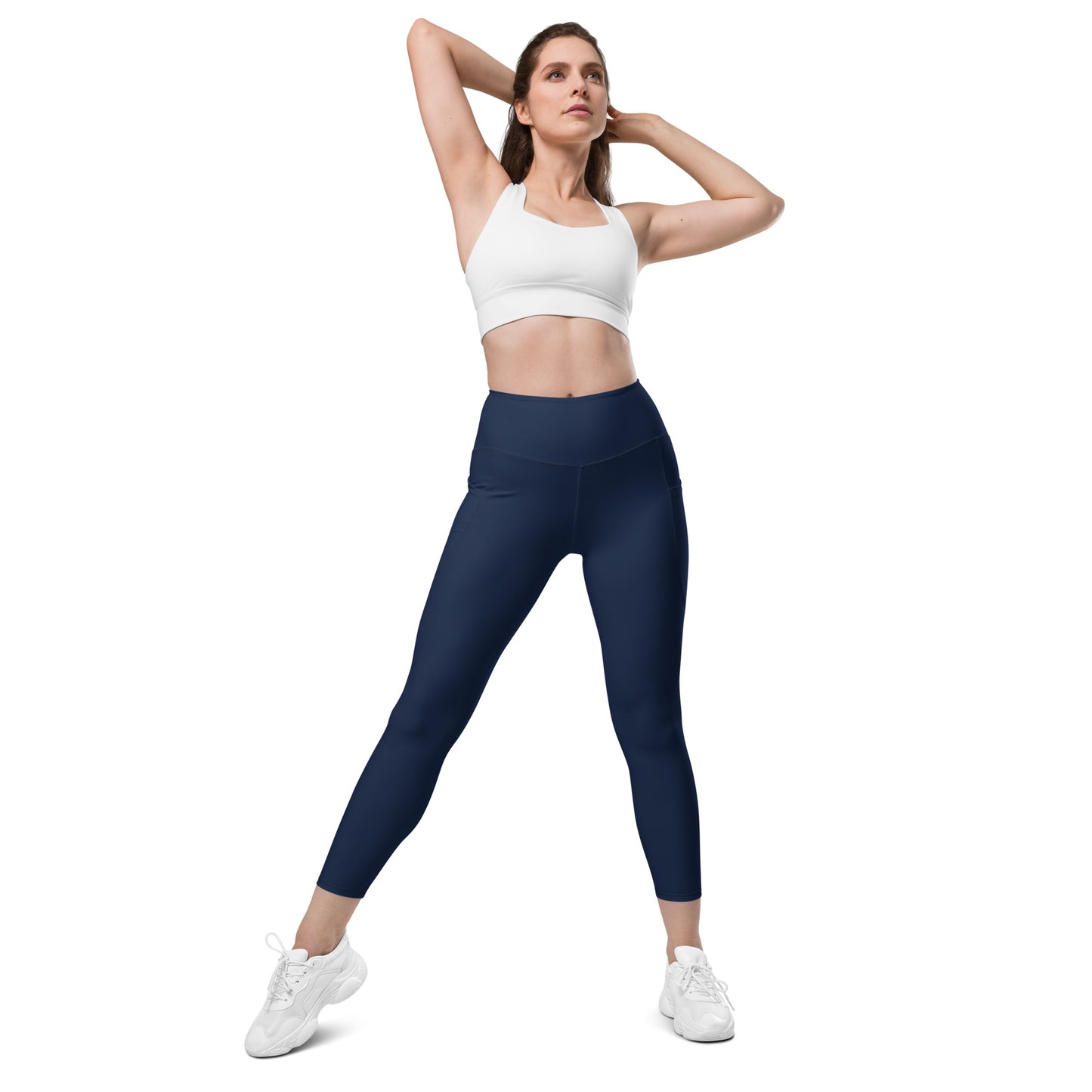 GG - Women's Leggings with pockets - Navy