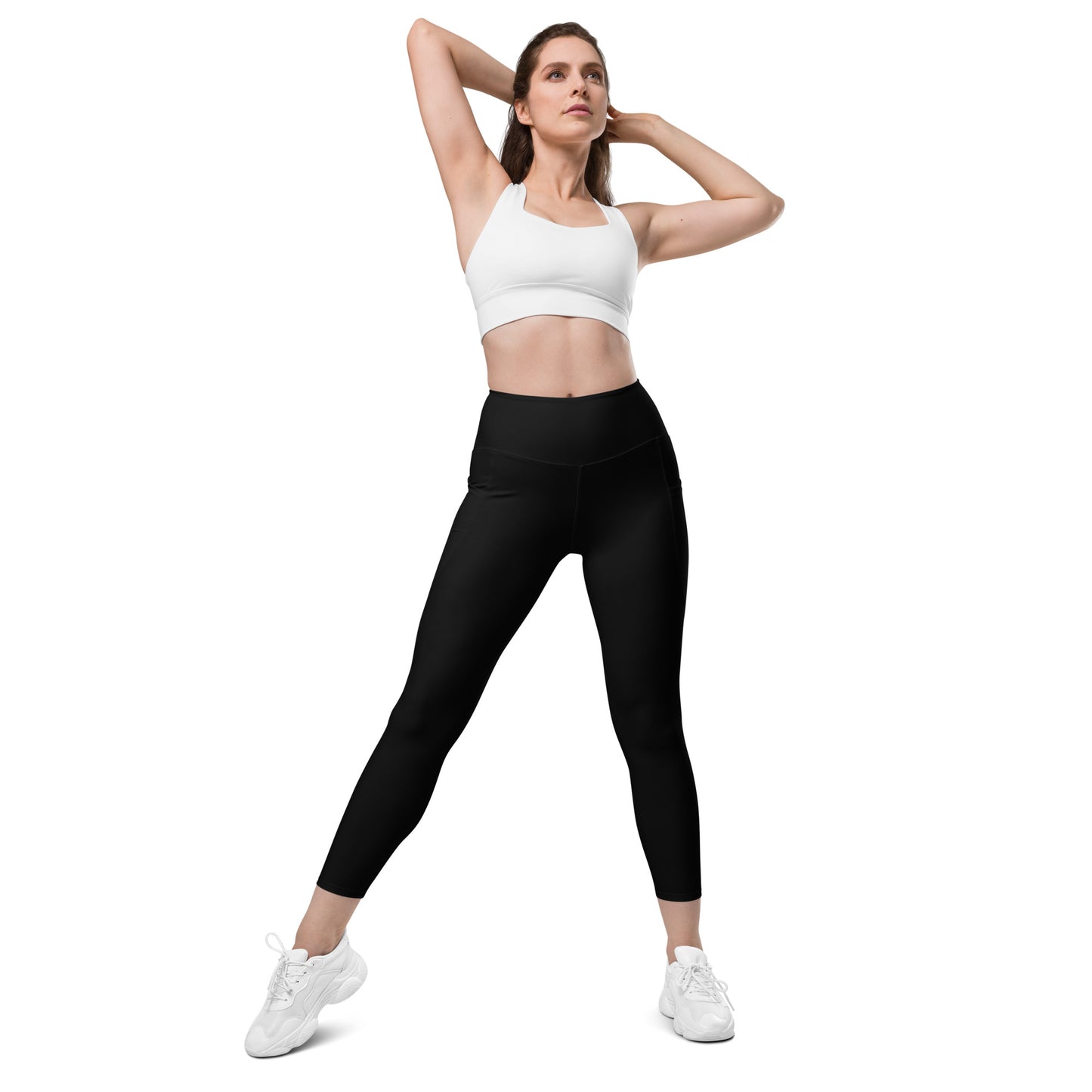 GG - Women's Leggings with pockets - Black