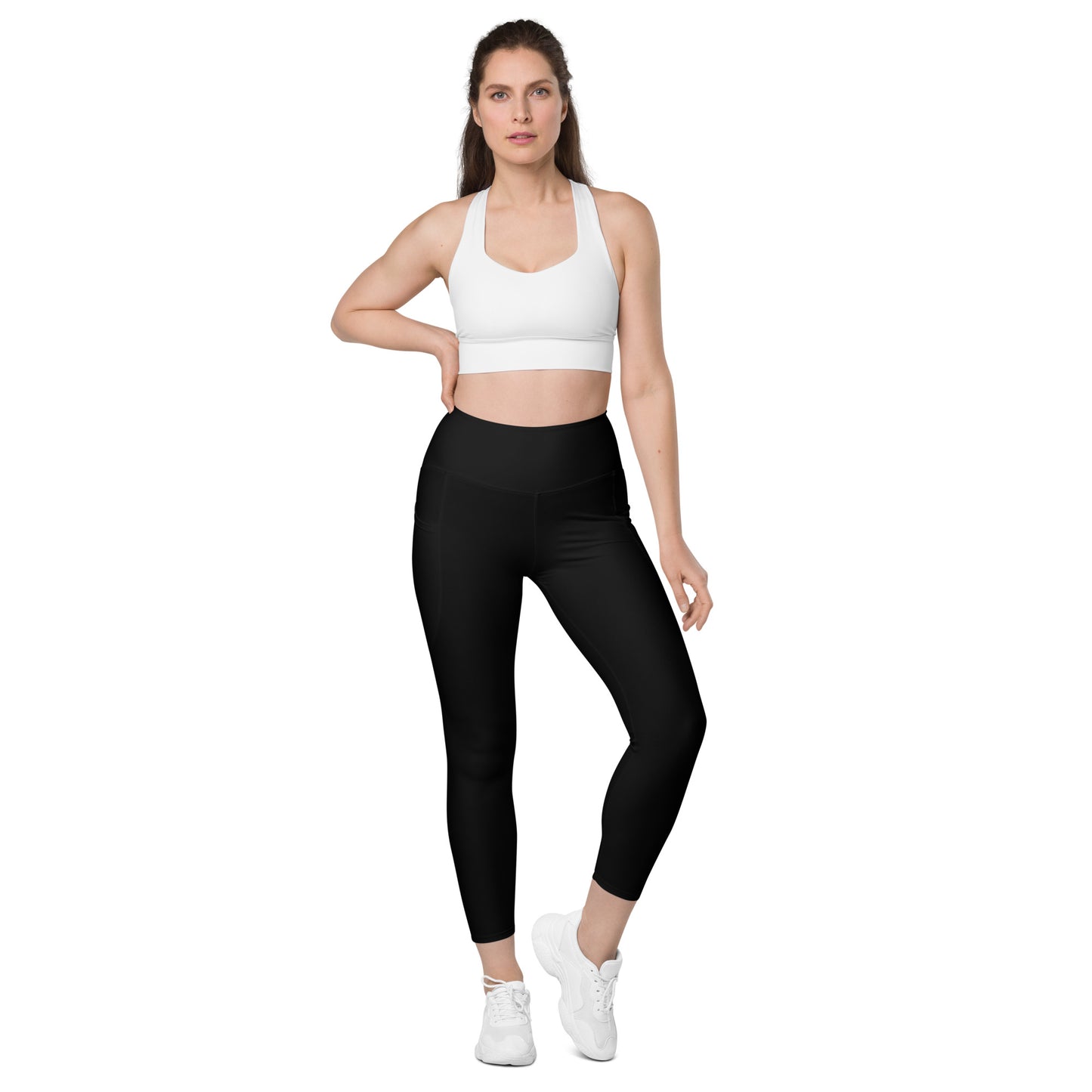 GG - Women's Leggings with pockets - Black