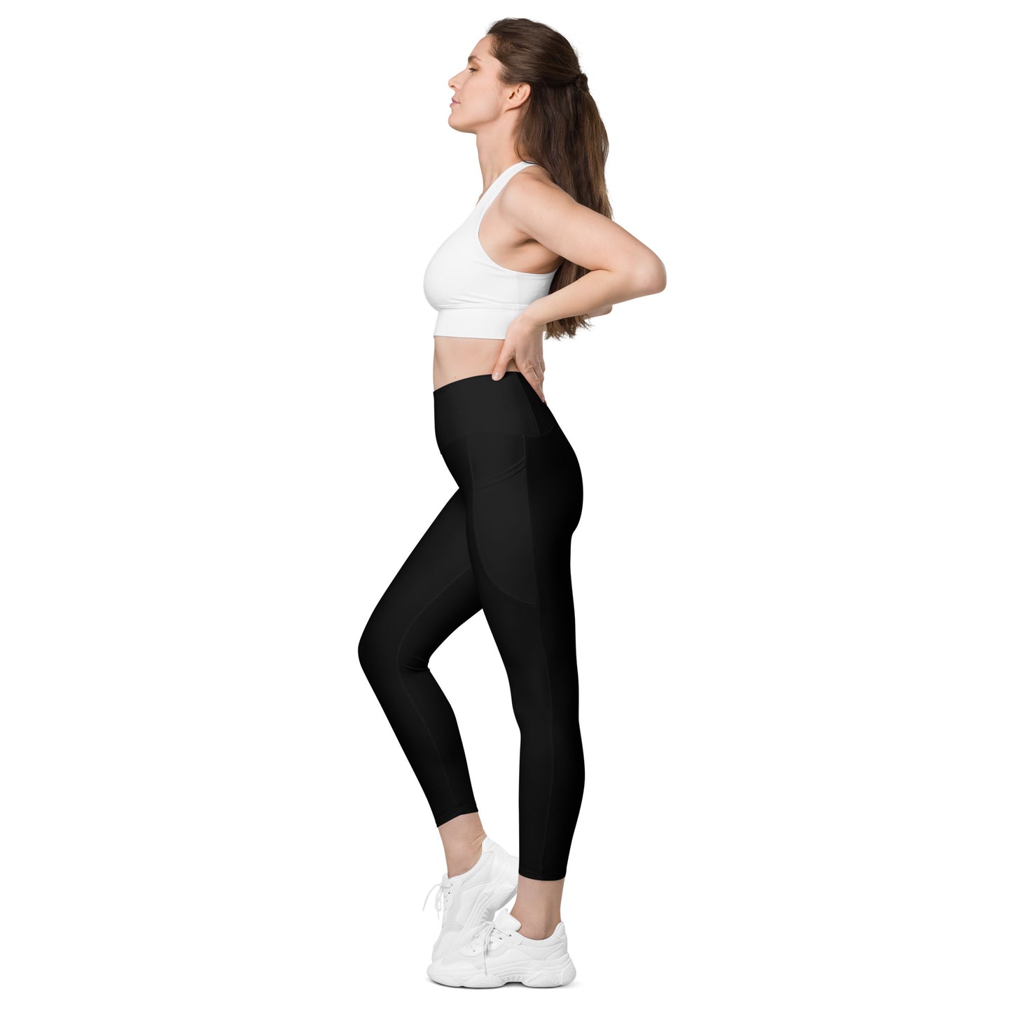 GG - Women's Leggings with pockets - Black