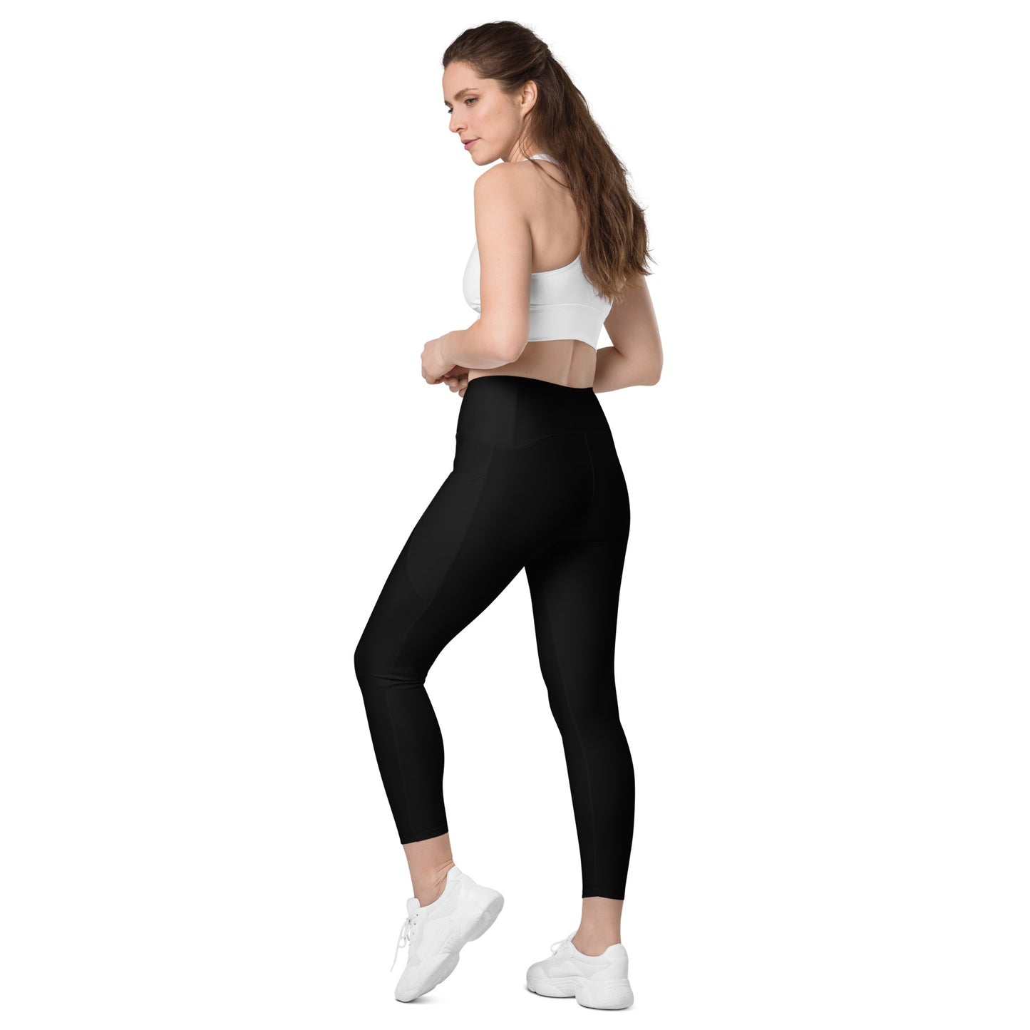 GG - Women's Leggings with pockets - Black