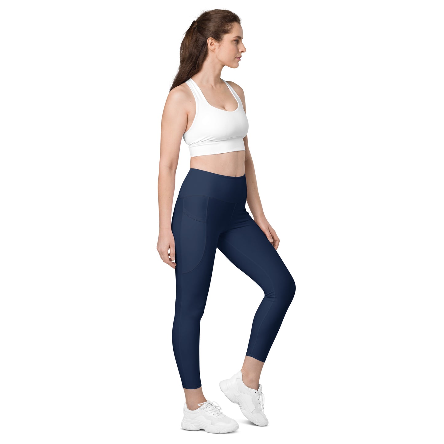 GG - Women's Leggings with pockets - Navy