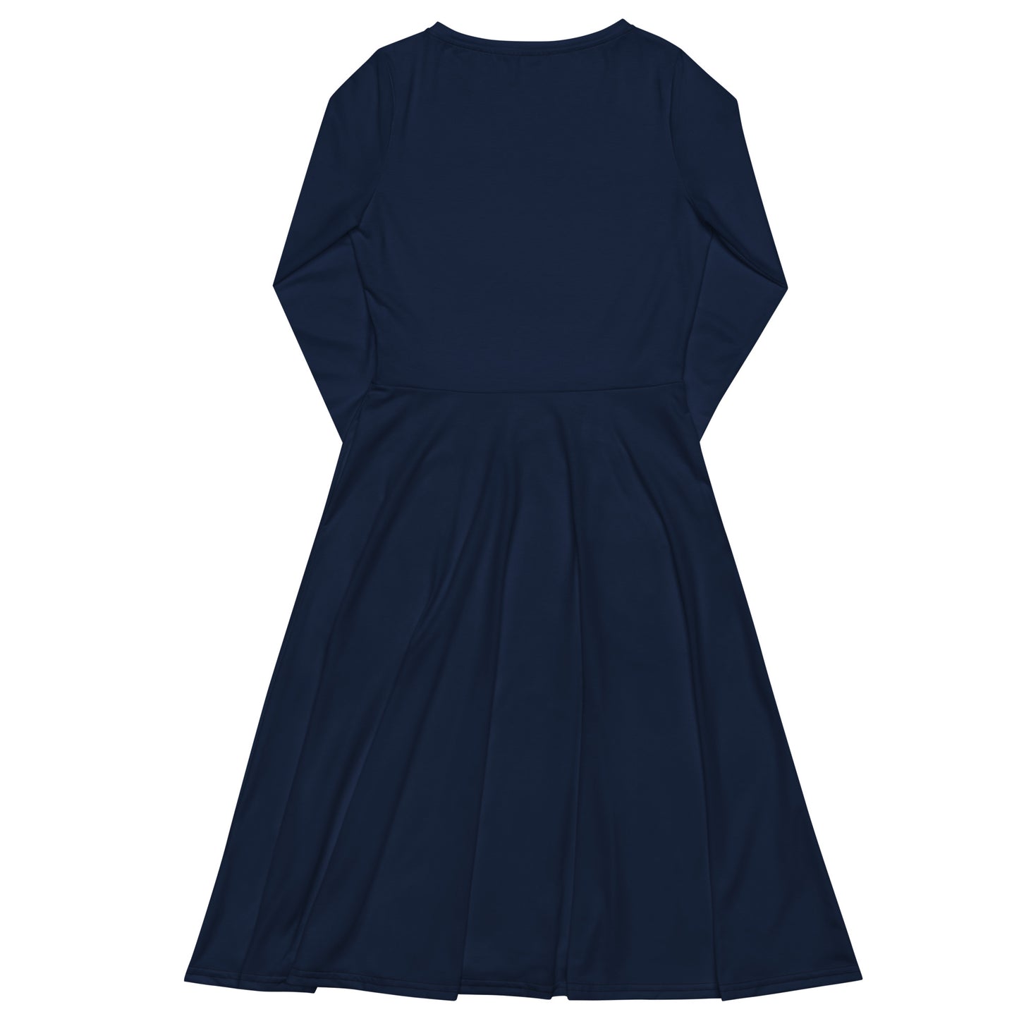 GG - Women's long sleeve midi dress - Navy