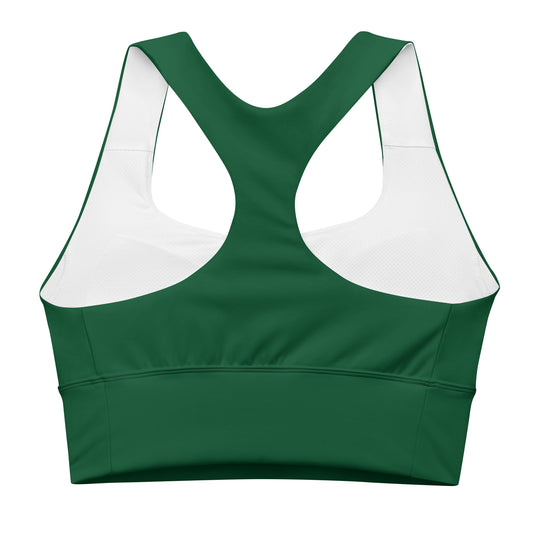 GG - Longline sports bra - Forest Green