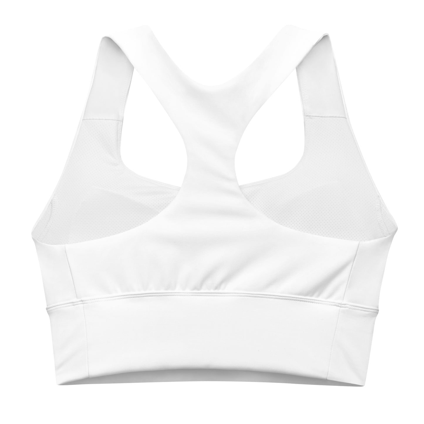 GG - Longline sports bra - White