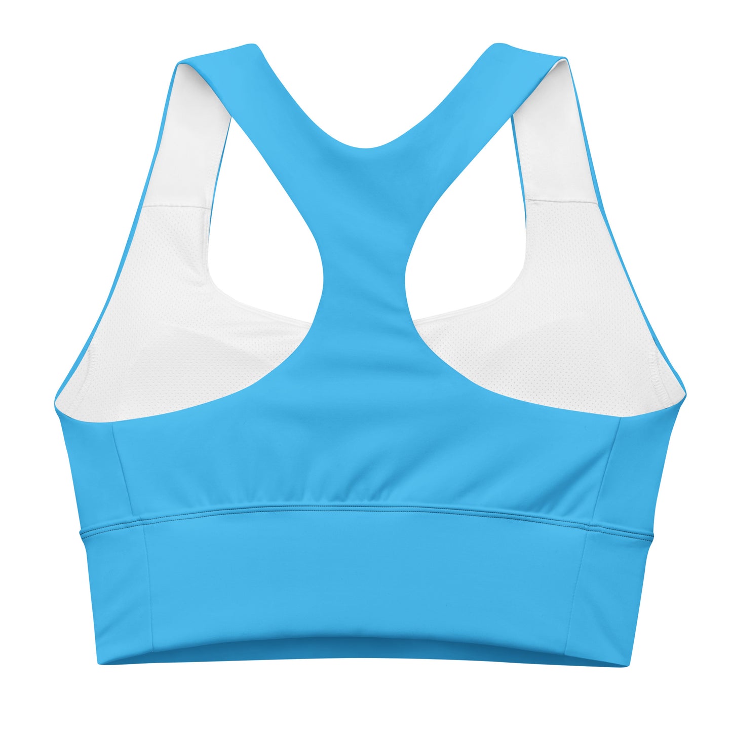 GG - Longline sports bra - Deep Sky Blue