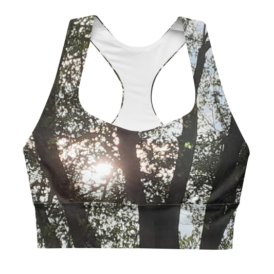 GG - Longline sports bra - Trees & Sun