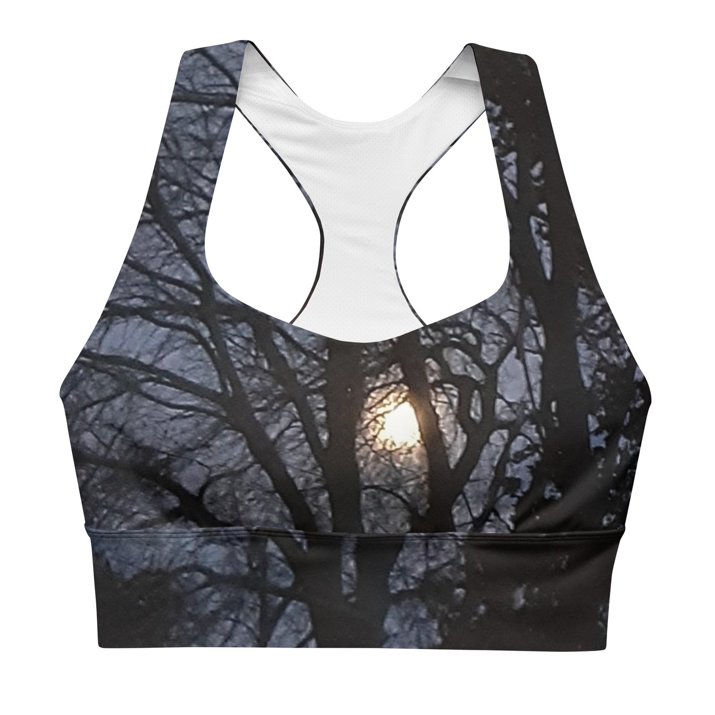 GG - Longline sports bra - Trees & Moon