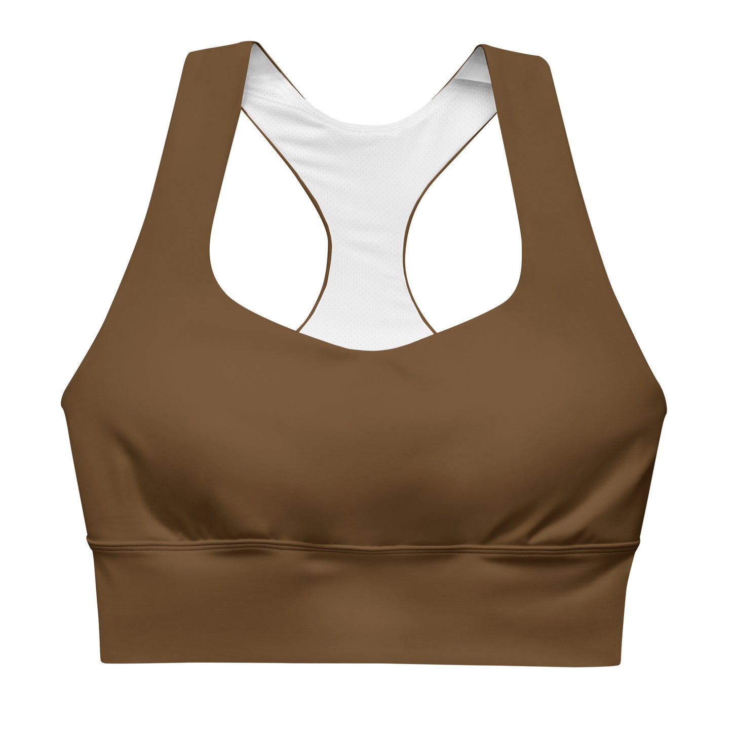 GG - Longline sports bra - Brown