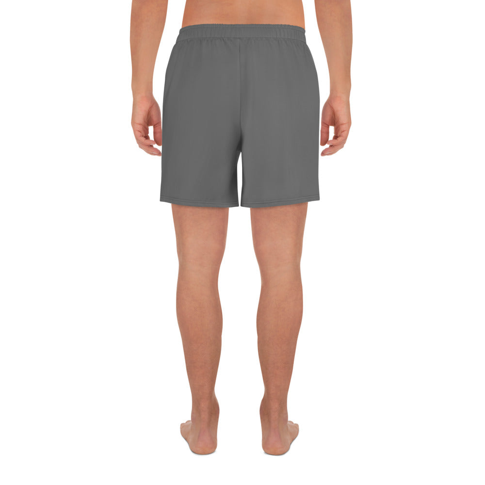 GG - Men's Athletic Long Shorts - Grey