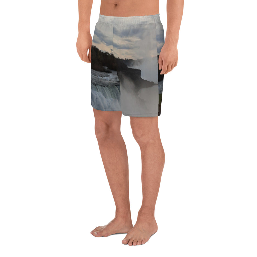 GG - Men's Athletic Long Shorts - N Y Falls