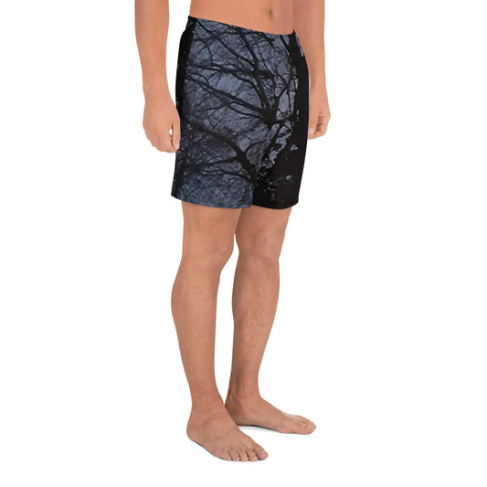 GG - Men's Athletic Long Shorts - Trees