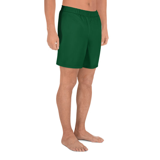 GG - Men's Athletic Long Shorts - Forest Green