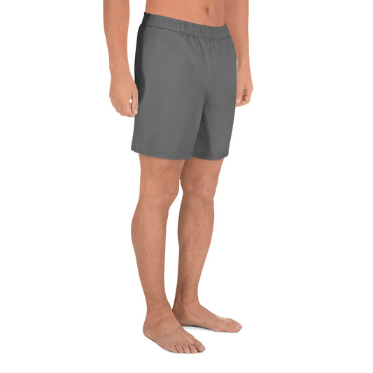 GG - Men's Athletic Long Shorts - Grey