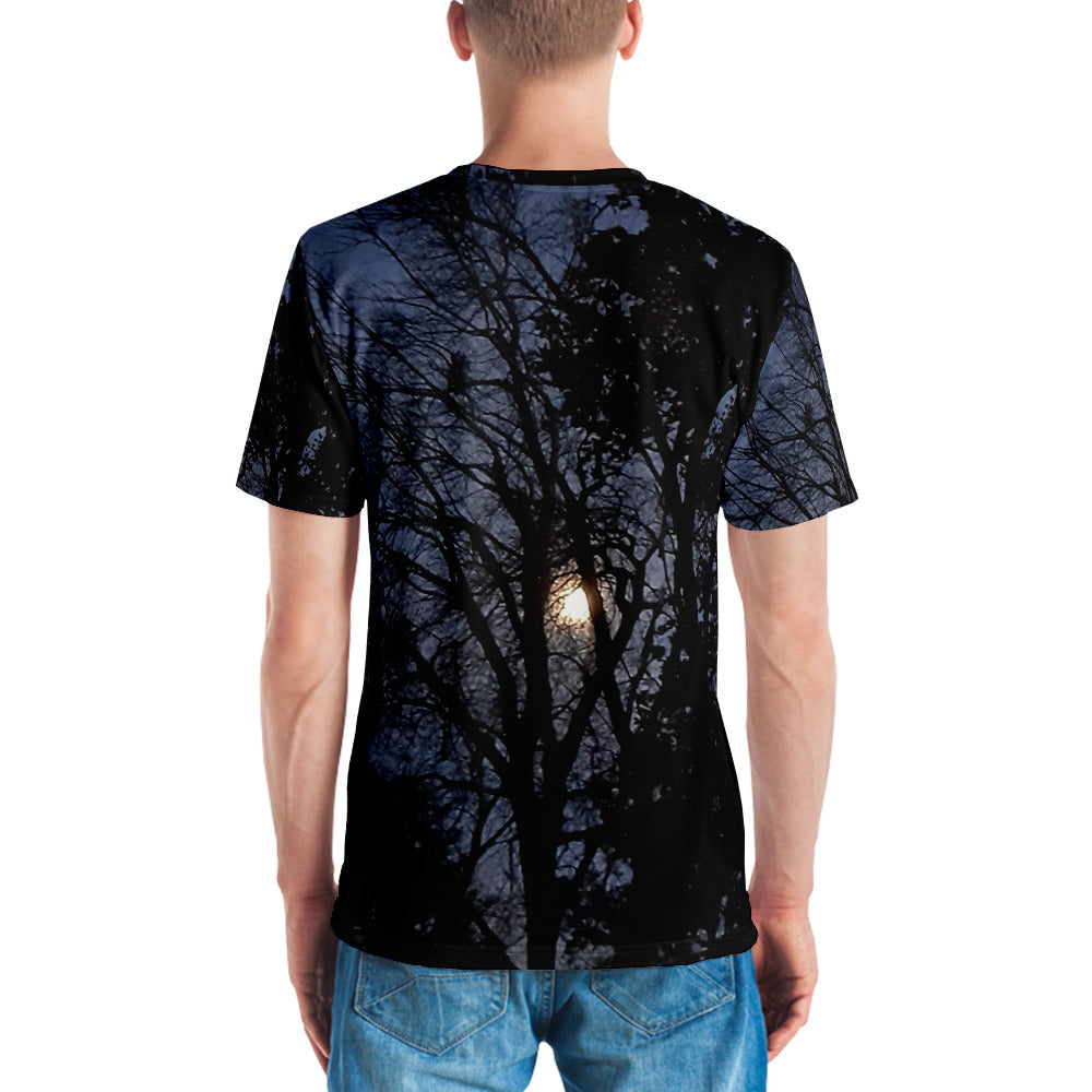 GG - Men's crew neck t-shirt - Trees & Moon