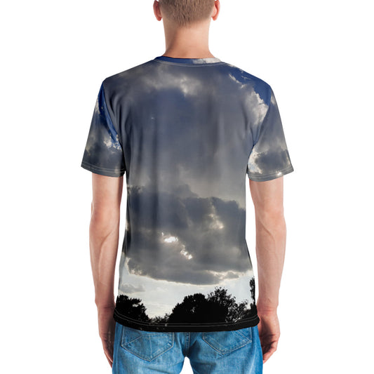 GG - Men's crew neck t-shirt - Trees & Clouds