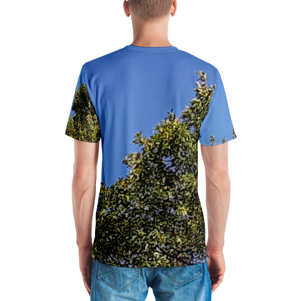 GG - Men's Crew Neck T-shirt - Trees & Blue Sky