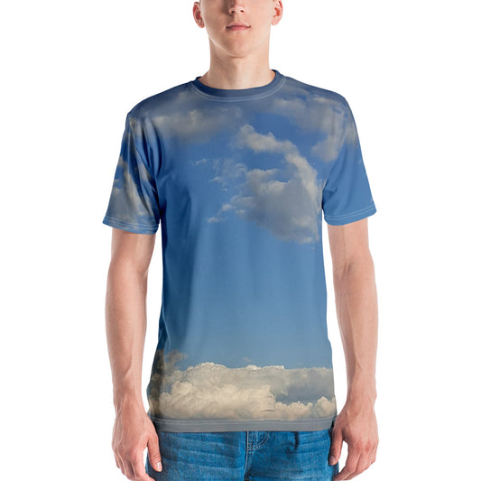 GG - Men's crew neck t-shirt - Clouds &  Blue sky