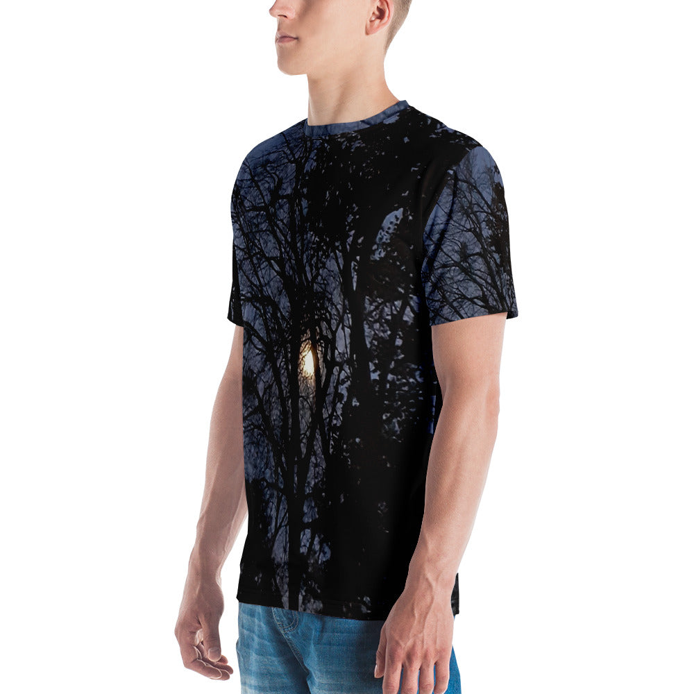 GG - Men's crew neck t-shirt - Trees & Moon